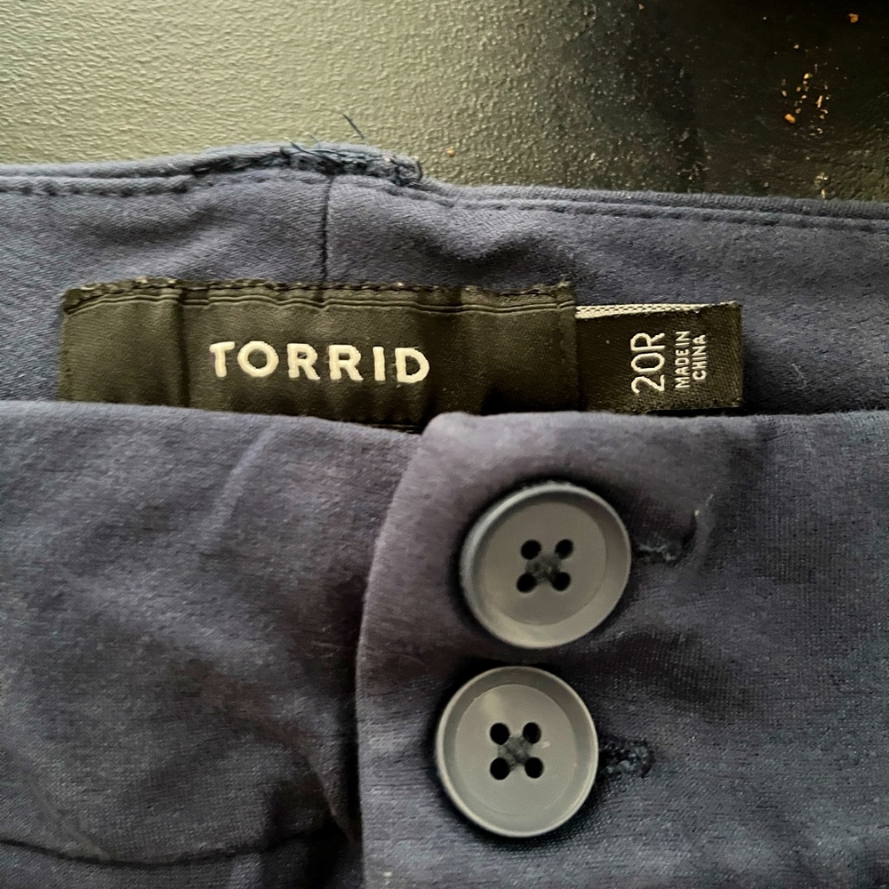 Blue Torrid dress pants. Size 20.